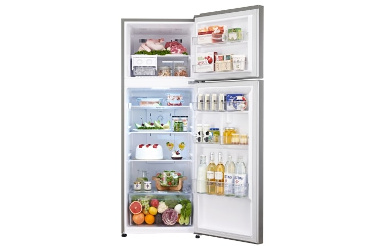 LG Refrigerador Top Freezer con motor Inverter Compressor y capacidad total de 312 Lts, GT32BPP
