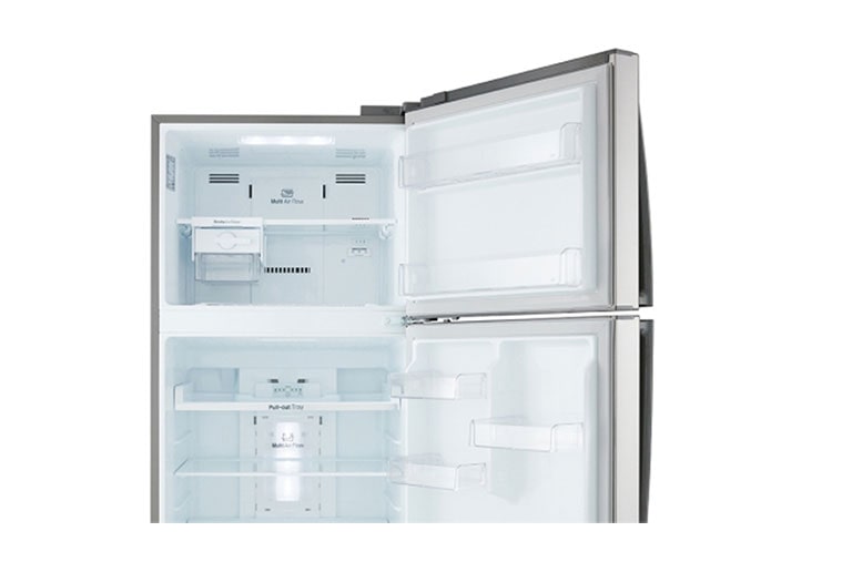 LG Refrigerador Top Freezer con motor Smart Inverter Compressor y con capacidad total de 438 L, GT43BGP