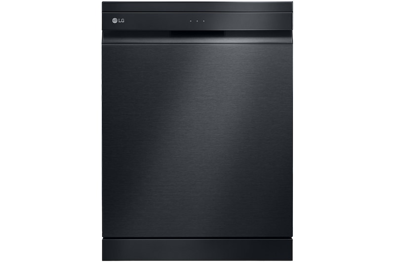 Lavavajillas 14 cubiertos con QuadWash™ y AOD DF425HSS Frontal Image