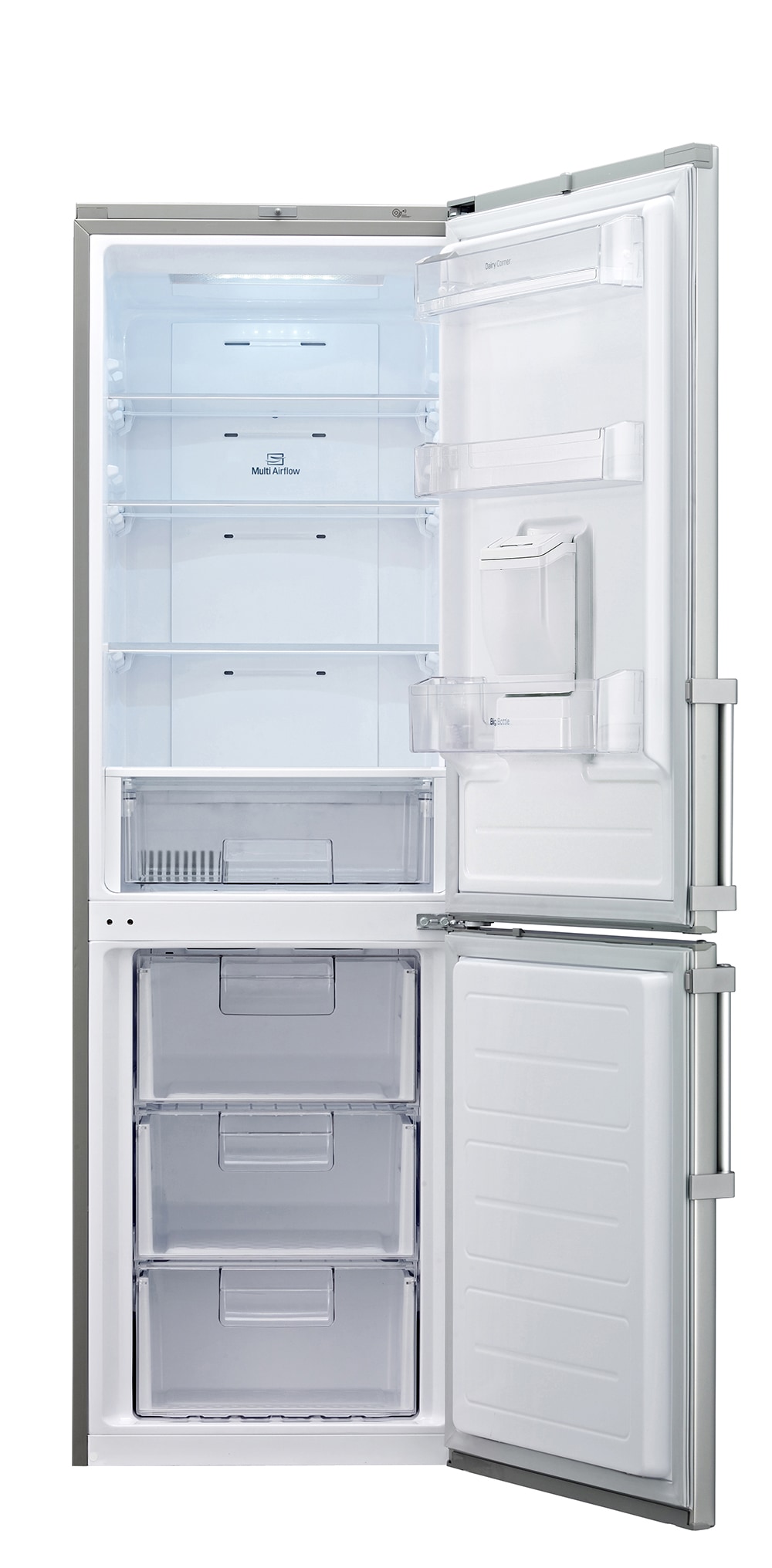 LG Refrigerador Bottom Freezer con dispensador de agua, capacidad de 314 L y manillas de fácil acceso, GW-F429BLQW