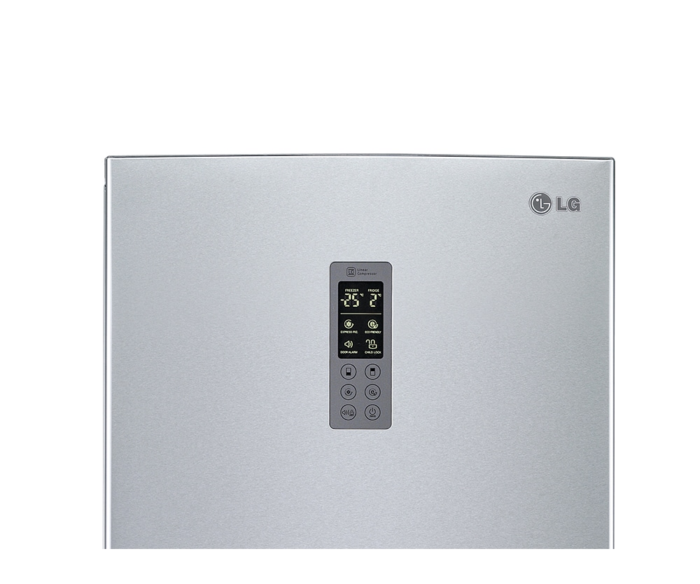 LG Refrigerador Bottom Freezer con dispensador de agua, capacidad de 314 L y manillas de fácil acceso, GW-F429BLQW