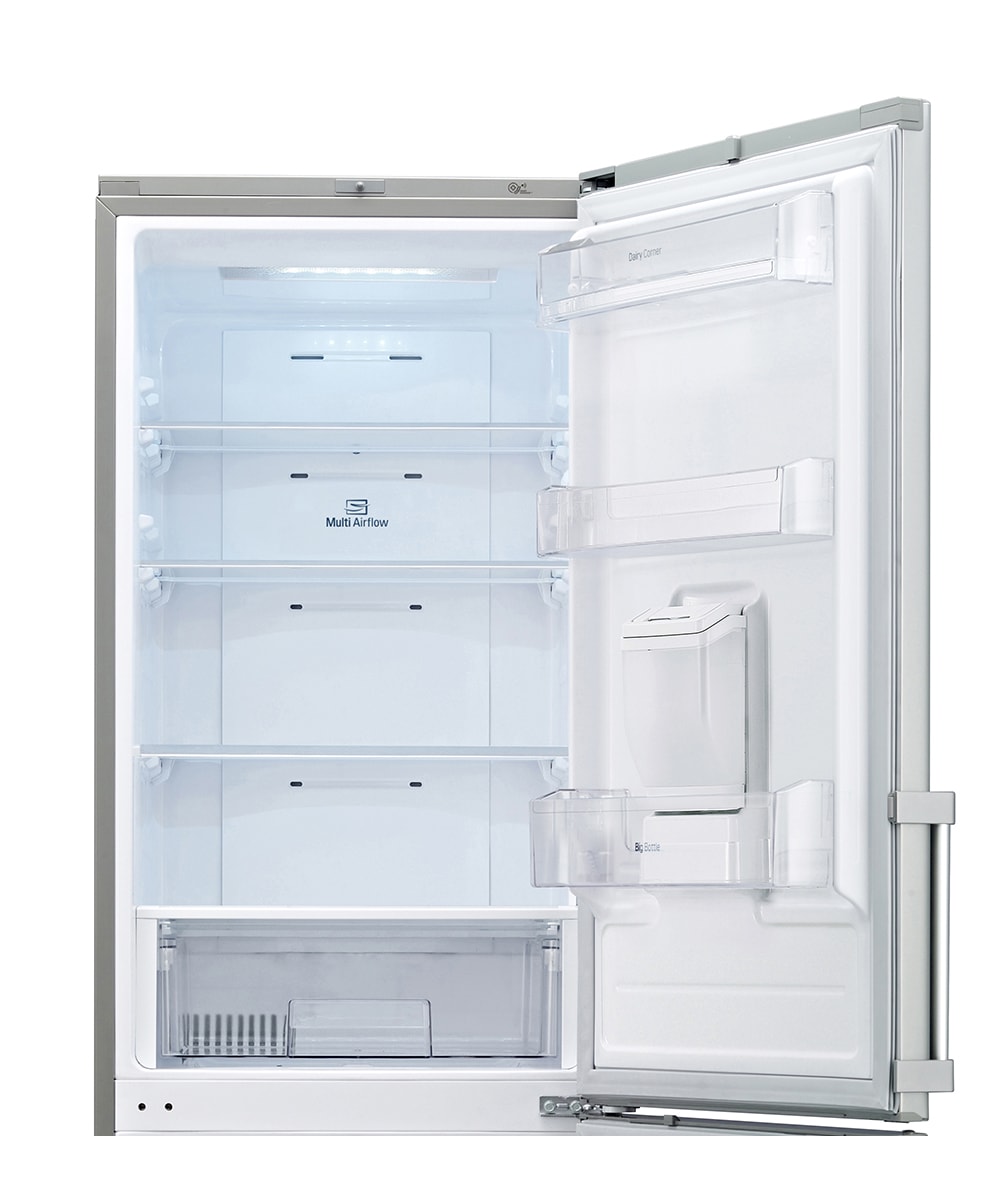 LG Refrigerador Bottom Freezer con dispensador de agua, capacidad de 314 L y manillas de fácil acceso, GW-F429BLQW