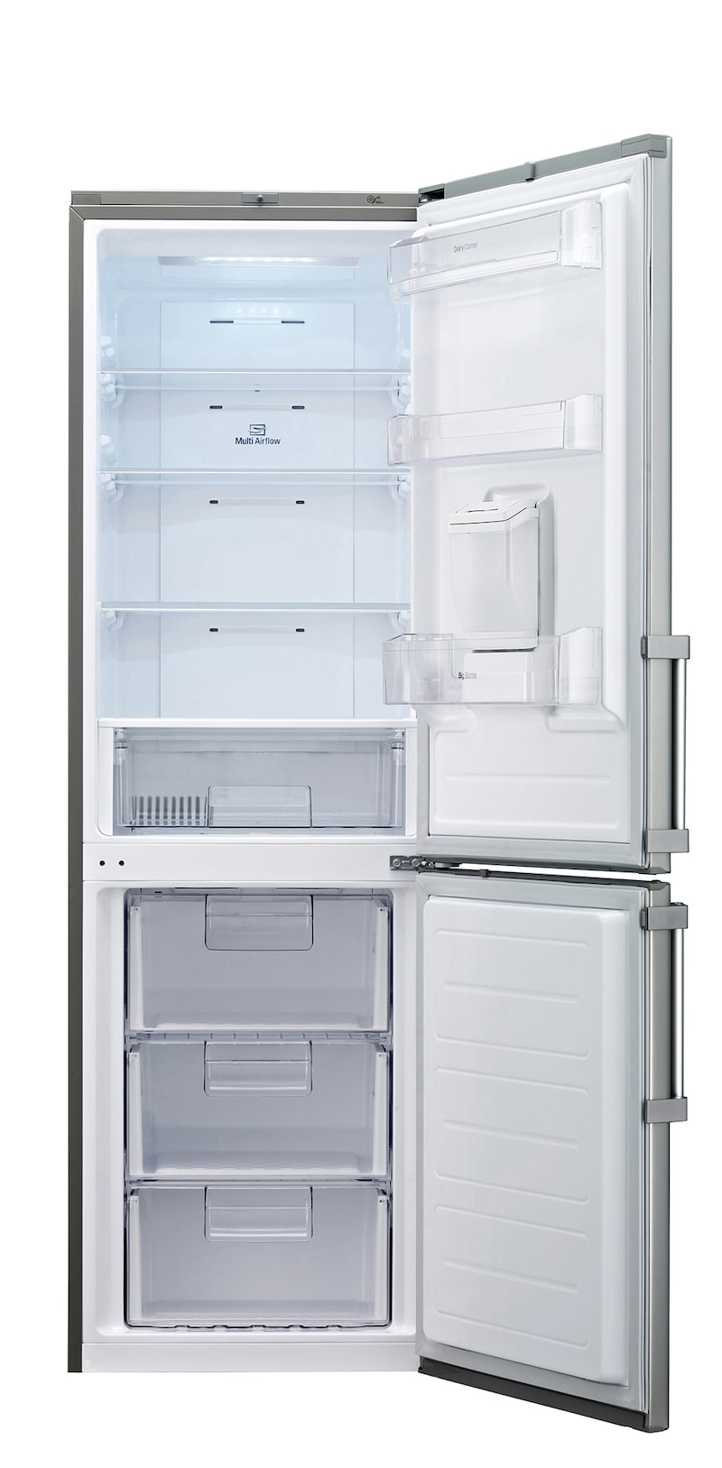 LG Refrigerador Bottom Freezer con dispensador de agua, capacidad de 314 L y manillas de fácil acceso, GW-F429BSQW
