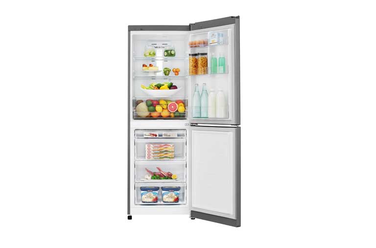 LG Refrigerador Bottom Freezer con Motor Inverter Linear Compressor y Capacidad Total de 277 Lts., LB31MPP
