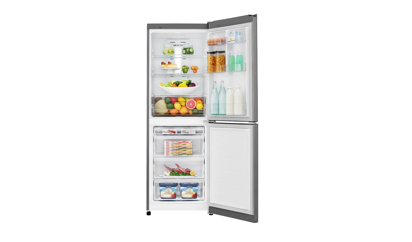 LG Refrigerador Bottom Freezer con Motor Inverter Linear Compressor y Capacidad Total de 277 Lts., LB31MPP