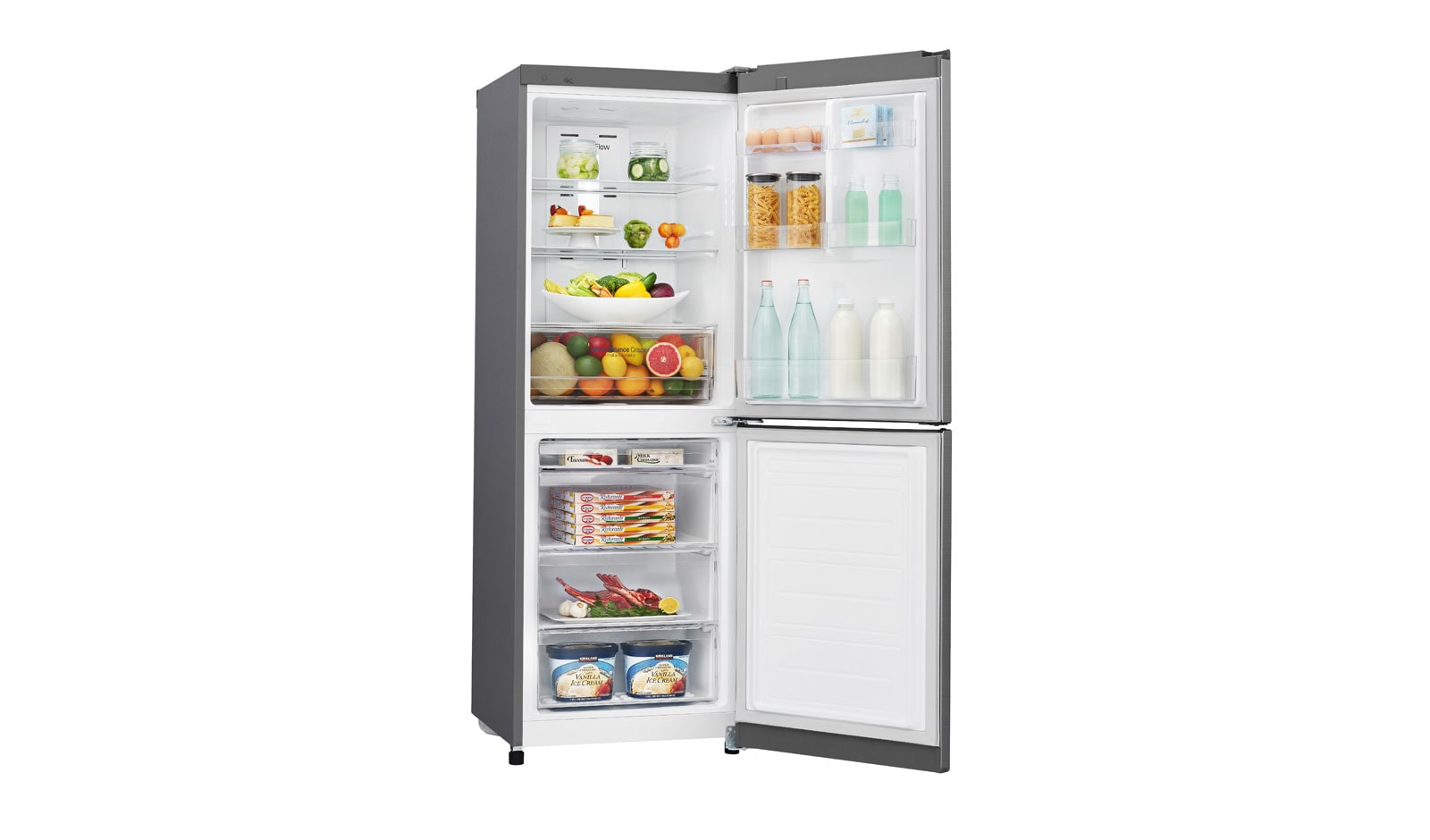 LG Refrigerador Bottom Freezer con Motor Inverter Linear Compressor y Capacidad Total de 277 Lts., LB31MPP