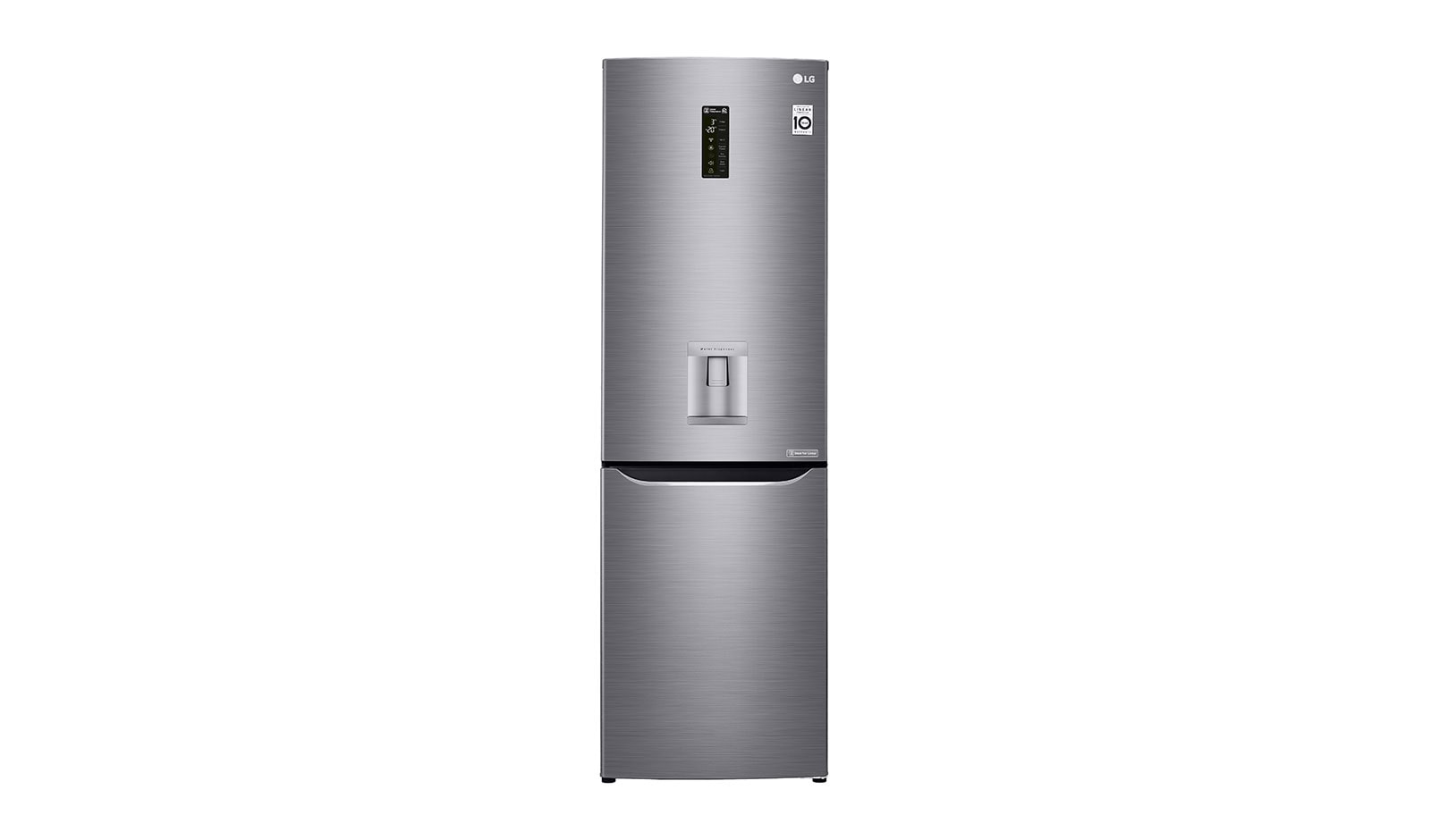 Vista frontal de Refrigerador Bottom Freezer con Motor Inverter Linear Compressor y Capacidad Total de 313 Lts. LB33SPP