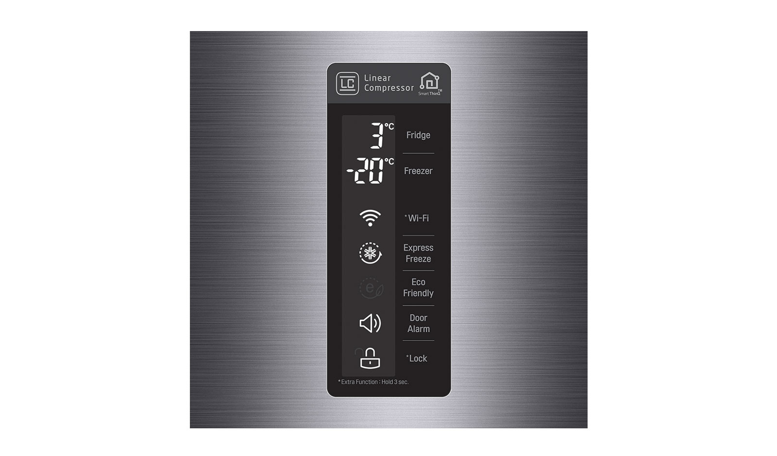 LG Refrigerador Bottom Freezer con Motor Inverter Linear Compressor y Capacidad Total de 313 Lts., LB33SPP