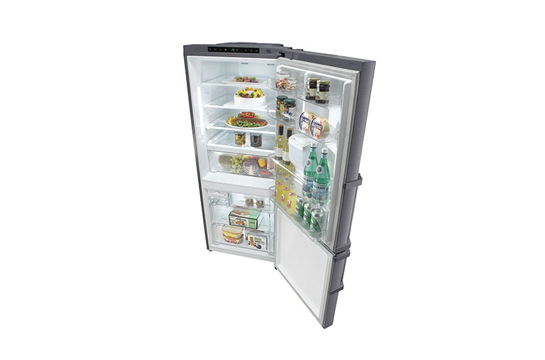 LG Refrigerador Bottom Freezer con motor Inverter Linear Compressor y capacidad total de 393 Litros, LB36WVP
