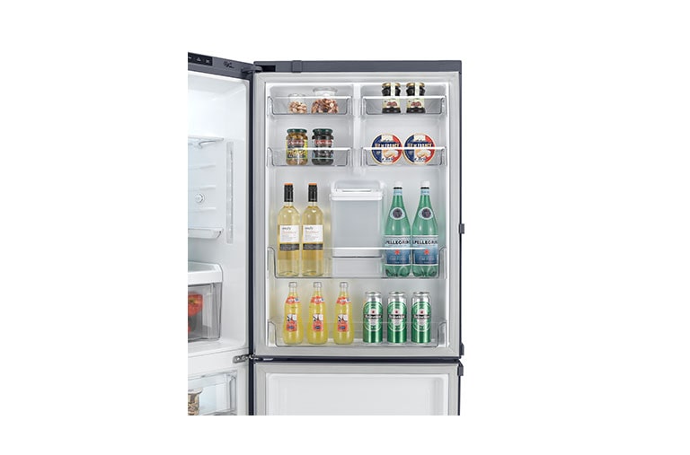 LG Refrigerador Bottom Freezer con motor Inverter Linear Compressor y capacidad total de 393 Litros, LB36WVP