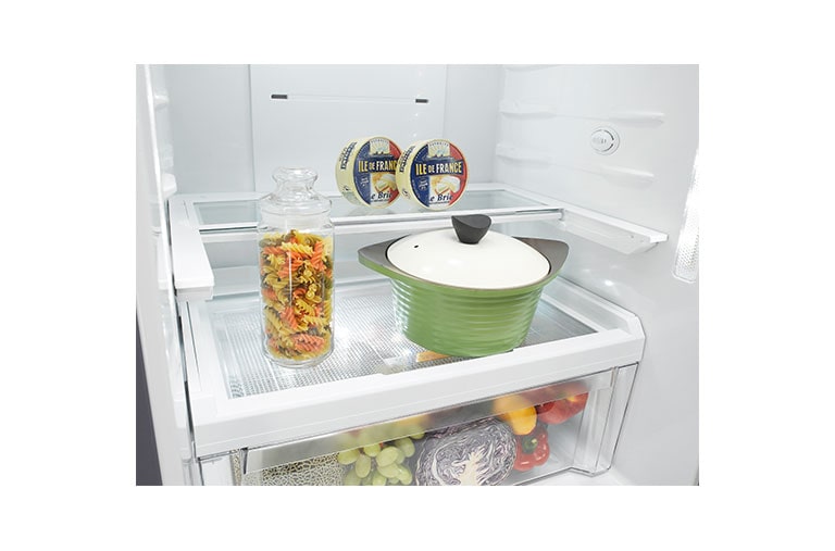 LG Refrigerador Bottom Freezer con motor Inverter Linear Compressor y capacidad total de 393 Litros, LB36WVP