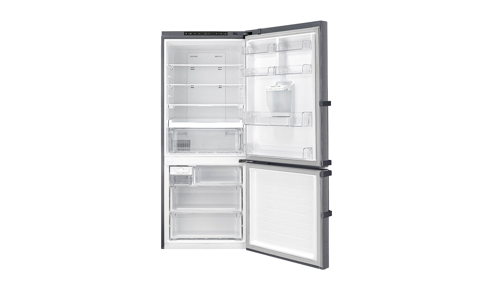 LG Refrigerador Bottom Freezer con motor Inverter Linear Compressor y capacidad total de 393 Litros, LB36WVP