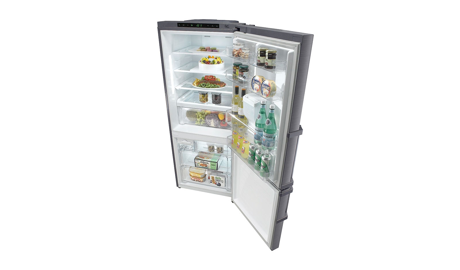 LG Refrigerador Bottom Freezer con motor Inverter Linear Compressor y capacidad total de 393 Litros, LB36WVP