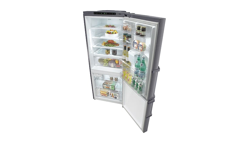 LG Refrigerador Bottom Freezer con motor Inverter Linear Compressor y capacidad total de 393 Litros, LB36WVP