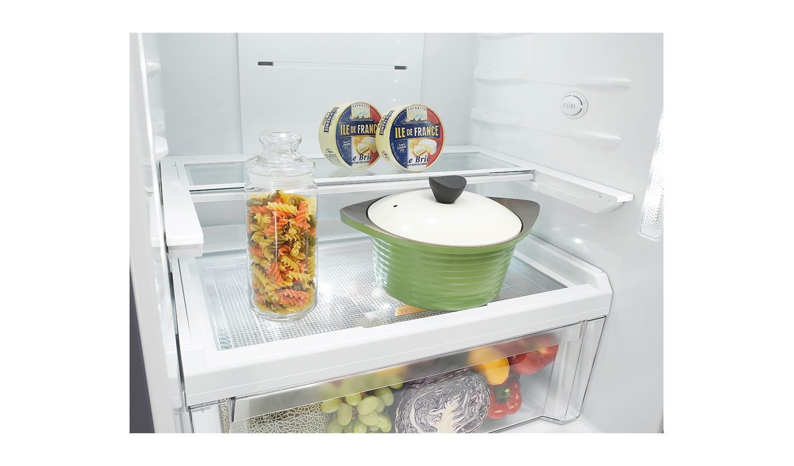LG Refrigerador Bottom Freezer con motor Inverter Linear Compressor y capacidad total de 393 Litros, LB36WVP