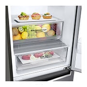 LG Refrigerador Bottom Freezer con motor Inverter Linear Compressor y capacidad total de 341 Lts, LB37MPGK