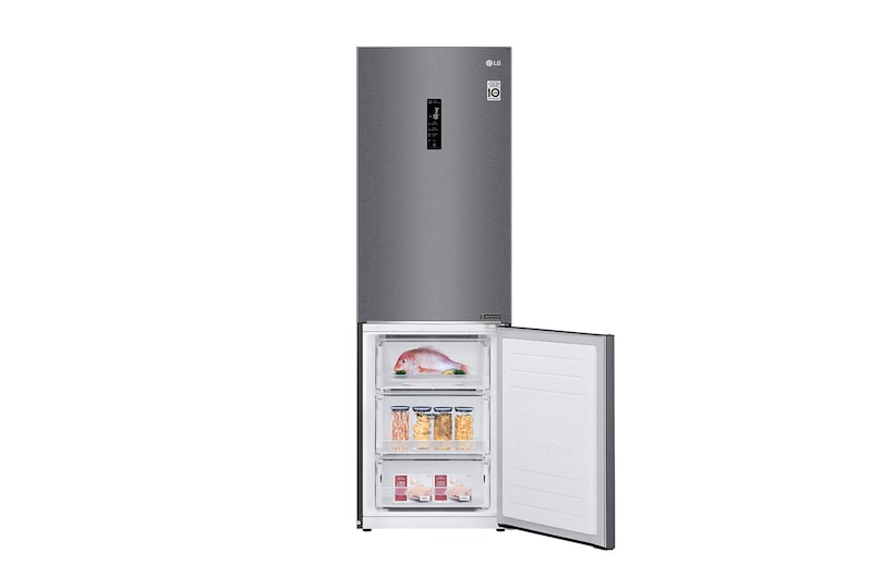 LG Refrigerador Bottom Freezer con motor Inverter Linear Compressor y capacidad total de 341 Lts, LB37MPGK
