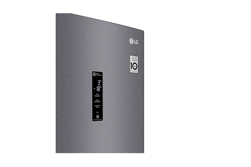 LG Refrigerador Bottom Freezer con motor Inverter Linear Compressor y capacidad total de 341 Lts, LB37MPGK