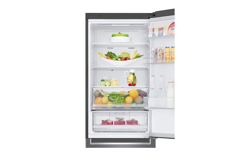 LG Refrigerador Bottom Freezer con motor Inverter Linear Compressor y capacidad total de 341 Lts, LB37MPGK