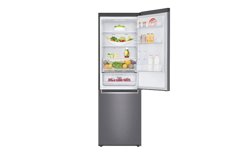 LG Refrigerador Bottom Freezer con motor Inverter Linear Compressor y capacidad total de 341 Lts, LB37MPGK