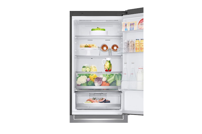 LG Refrigerador Bottom Freezer con motor Inverter Linear Compressor y capacidad total de 341 Lts, LB37MPP