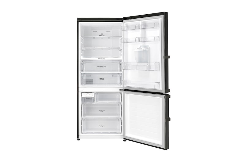 LG Refrigerador Bottom Freezer con Motor Inverter Linear Compressor y Capacidad Total de 441 LTS, LB44SVD2