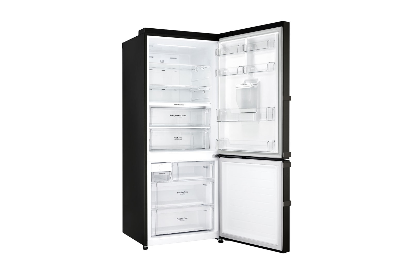 LG Refrigerador Bottom Freezer con Motor Inverter Linear Compressor y Capacidad Total de 441 LTS, LB44SVD2