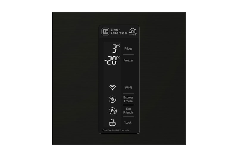 LG Refrigerador Bottom Freezer con Motor Inverter Linear Compressor y Capacidad Total de 441 LTS, LB44SVD2