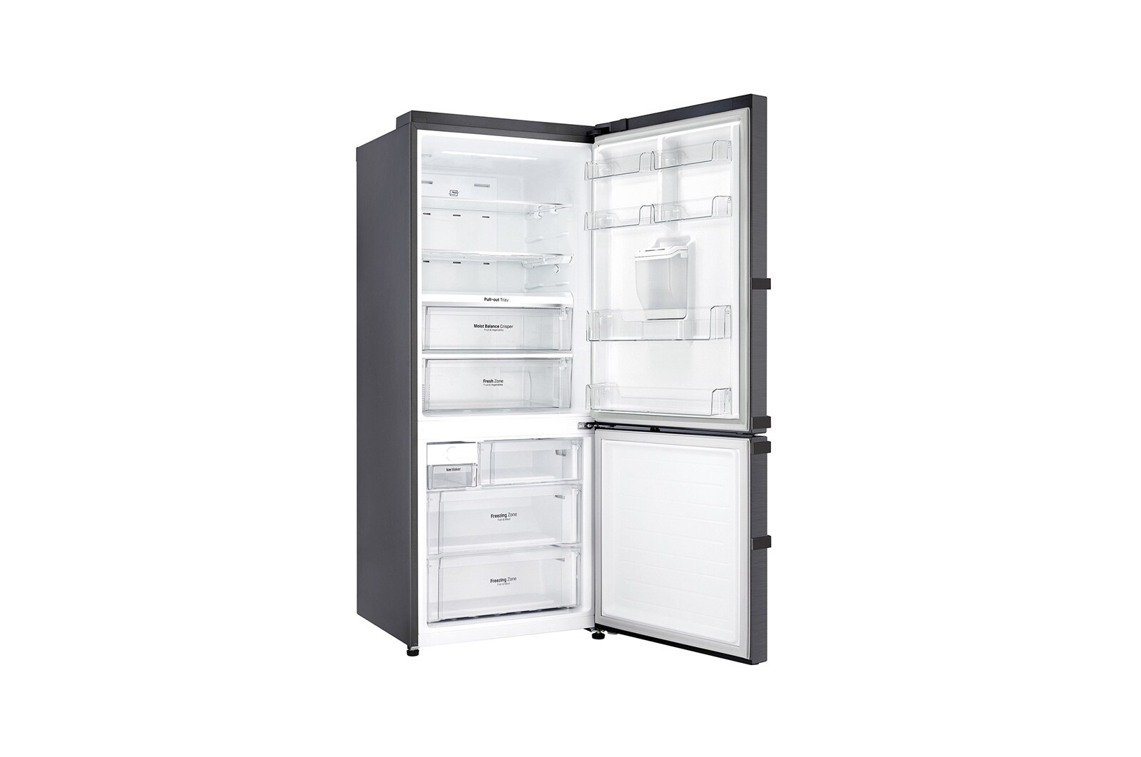 LG Refrigerador Bottom Freezer con Motor Inverter Linear Compressor y Capacidad Total de 441 LTS, LB44SVP2
