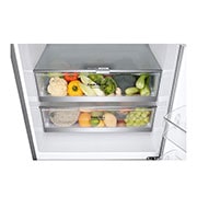 LG Refrigerador Bottom Freezer con Motor Inverter Linear Compressor y capacidad total de 446 Lts- ThinQ AI, LB45SGP