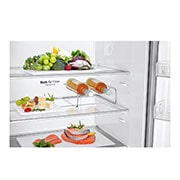 LG Refrigerador Bottom Freezer con Motor Inverter Linear Compressor y capacidad total de 446 Lts- ThinQ AI, LB45SGP