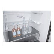 LG Refrigerador Bottom Freezer con Motor Inverter Linear Compressor y capacidad total de 446 Lts- ThinQ AI, LB45SGP
