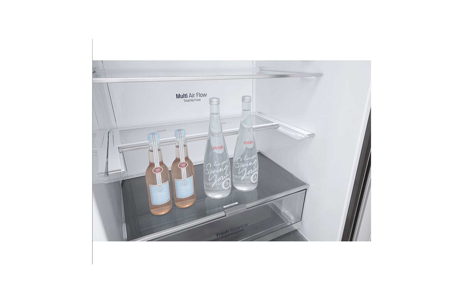 LG Refrigerador Bottom Freezer con Motor Inverter Linear Compressor y capacidad total de 446 Lts- ThinQ AI, LB45SGP