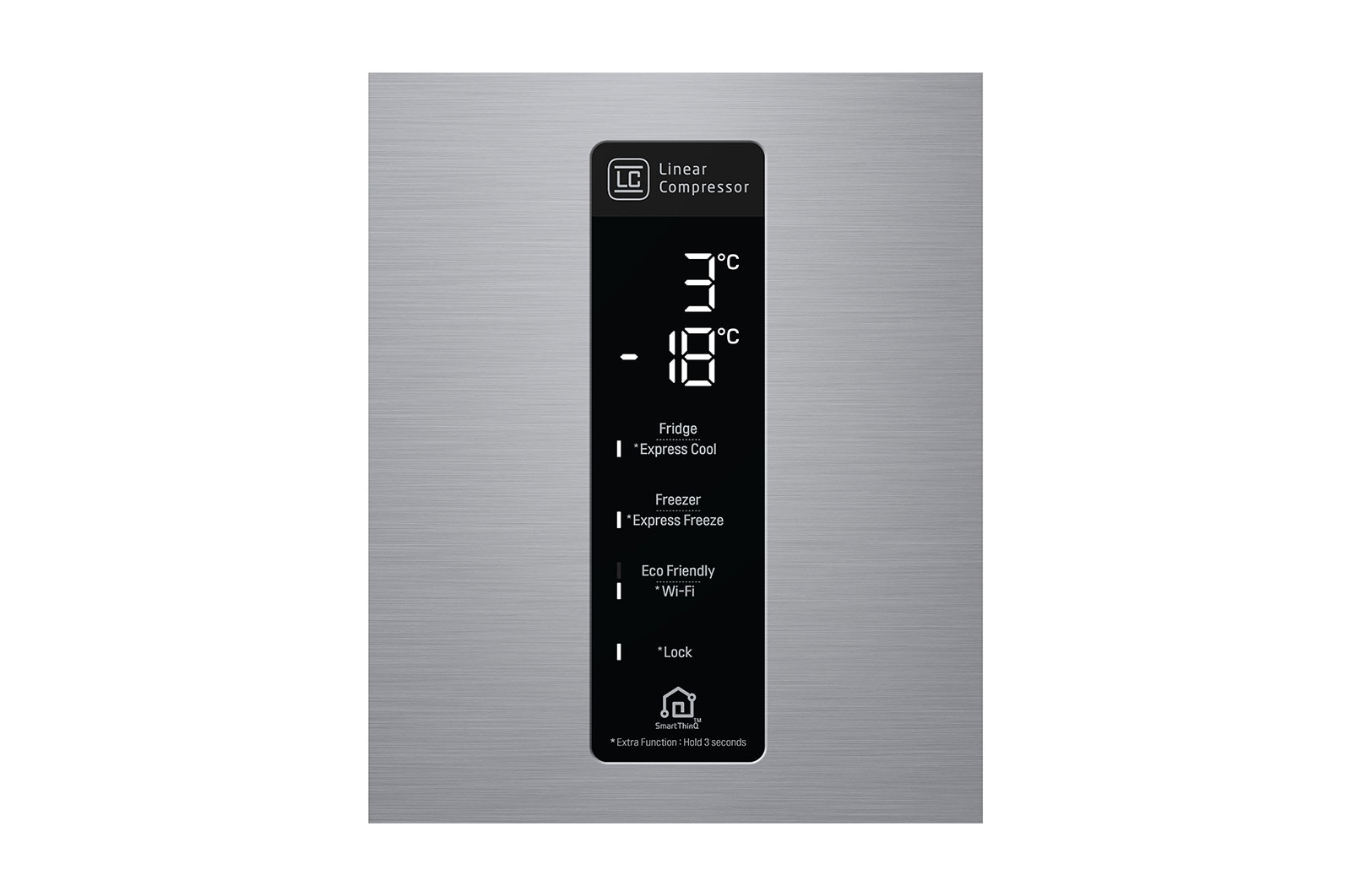 LG Refrigerador Bottom Freezer con Motor Inverter Linear Compressor y capacidad total de 446 Lts- ThinQ AI, LB45SGP