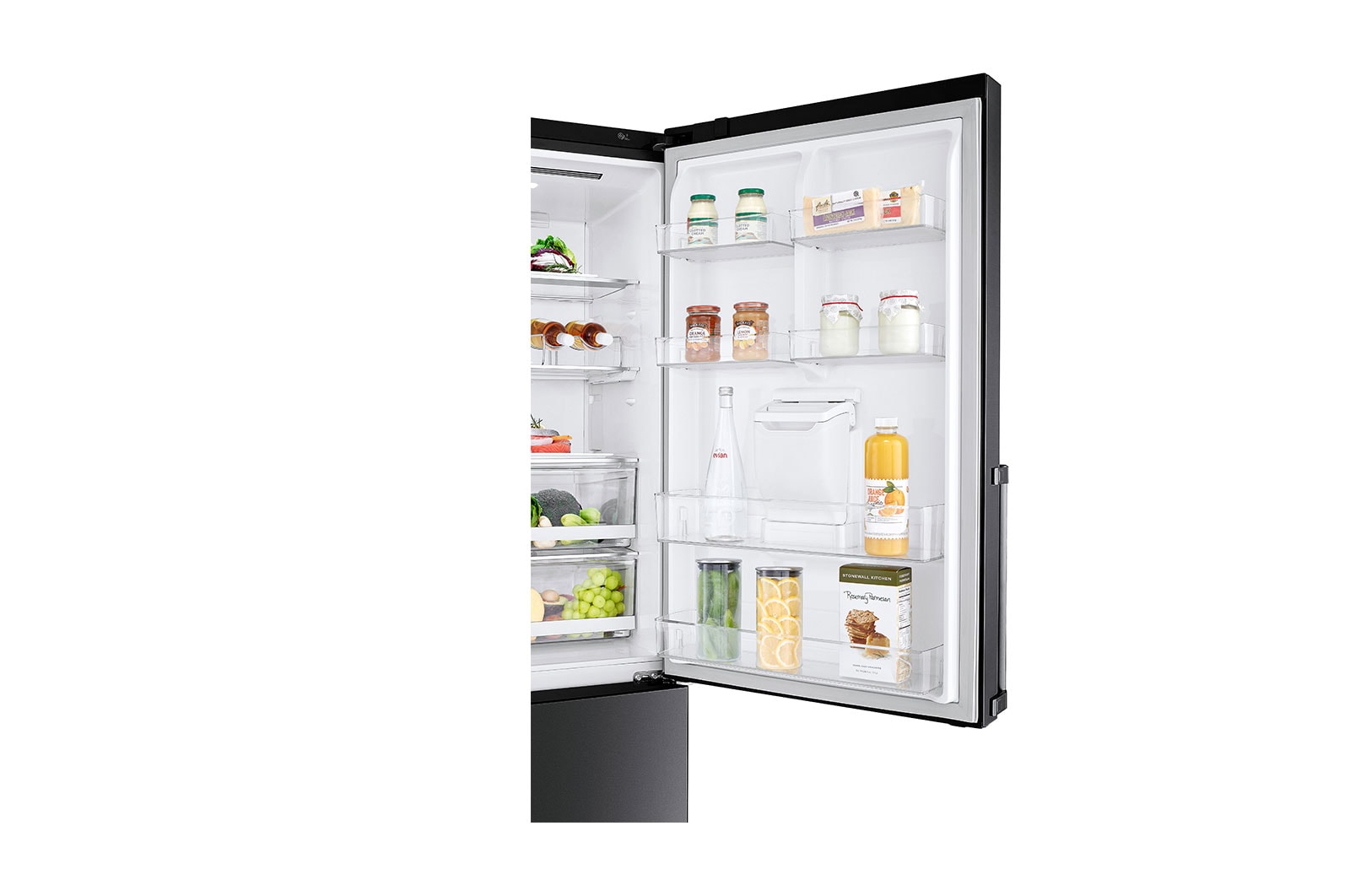 LG Refrigerador Bottom Freezer con Motor Inverter Linear Compressor y capacidad total de 442 Litros, LB45TGT