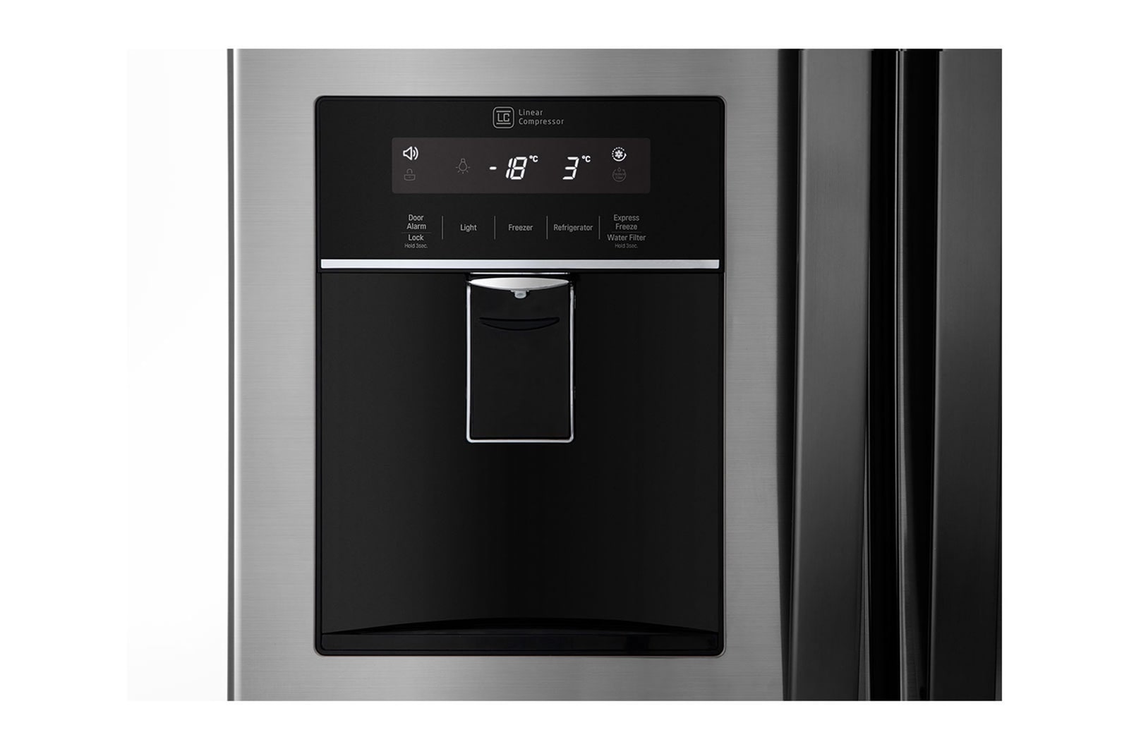 LG Refrigerador French Door con motor Inverter Linear Compressor y capacidad total de 533 Litros, LM22SGPK