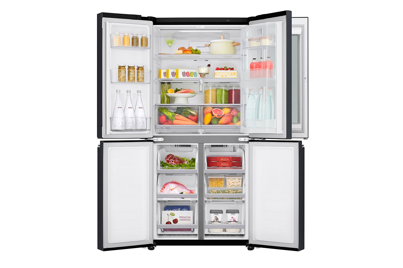LG Refrigerador Instaview Door-inDoor® Slim con Delgada Profundidad y Capacidad total de 458 Lts., LM57MXTAF