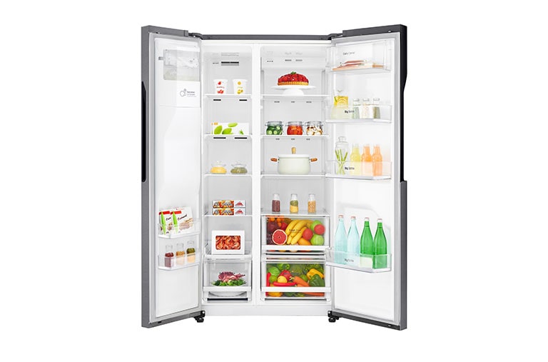 LG  Refrigerador Side by Side con motor Inverter Linear Compressor con capacidad total de 591 Litros, LS63SPGK