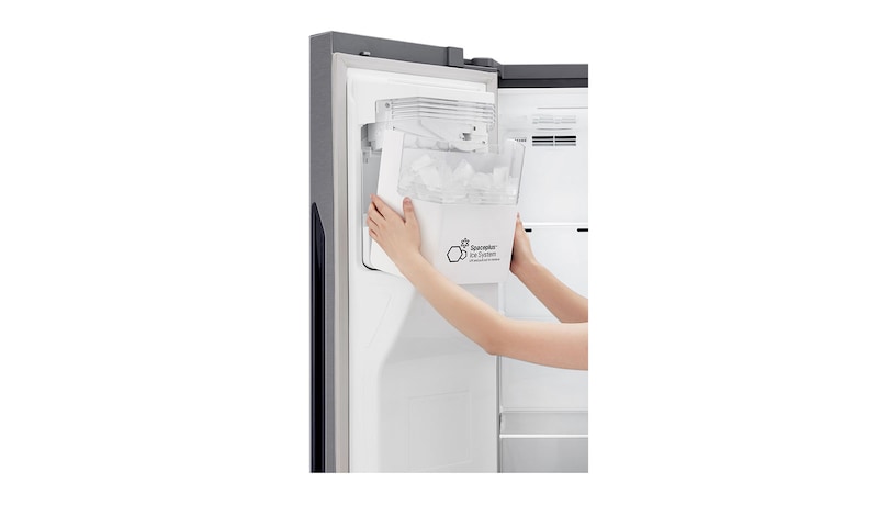 LG  Refrigerador Side by Side con motor Inverter Linear Compressor con capacidad total de 591 Litros, LS63SPGK