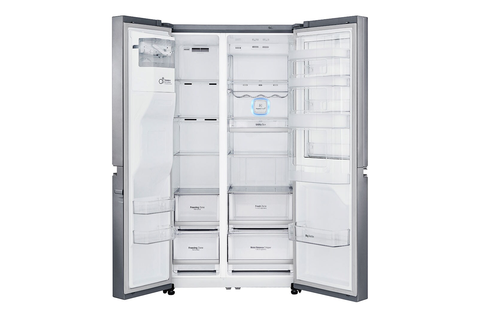 LG Refrigerador Door in Door con Motor Inverter Linear Compressor y Capacidad Total de 601 Lts, LS65SDP