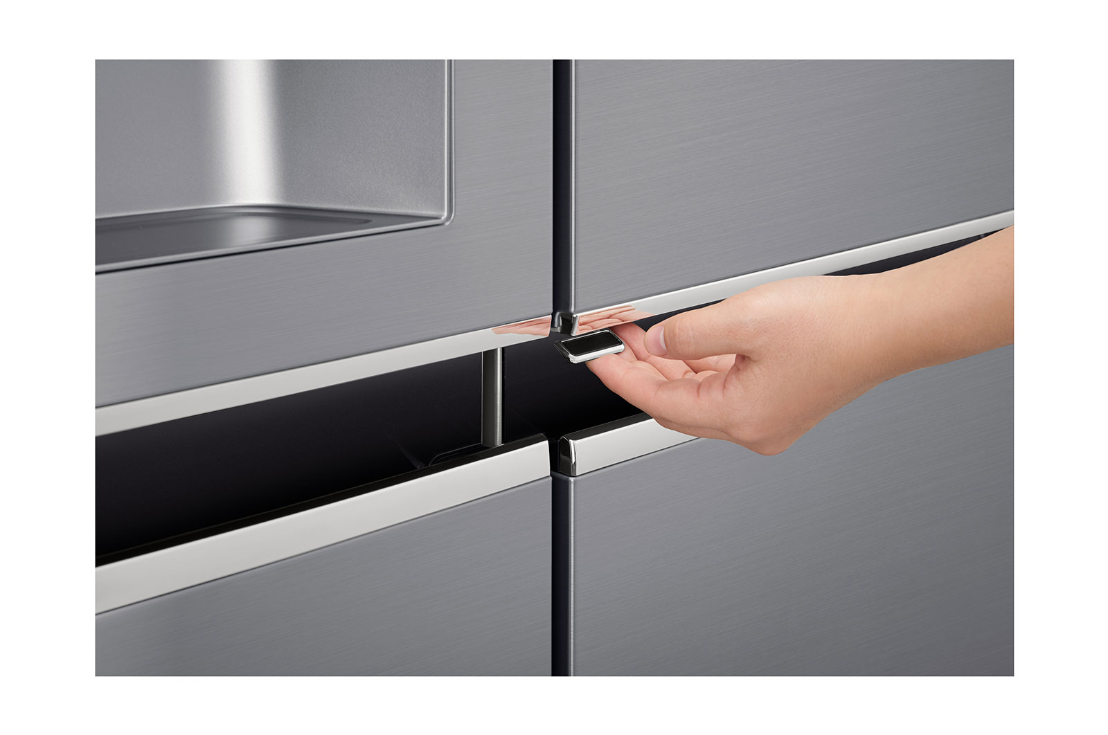 LG Refrigerador Door in Door con Motor Inverter Linear Compressor y Capacidad Total de 601 Lts, LS65SDP