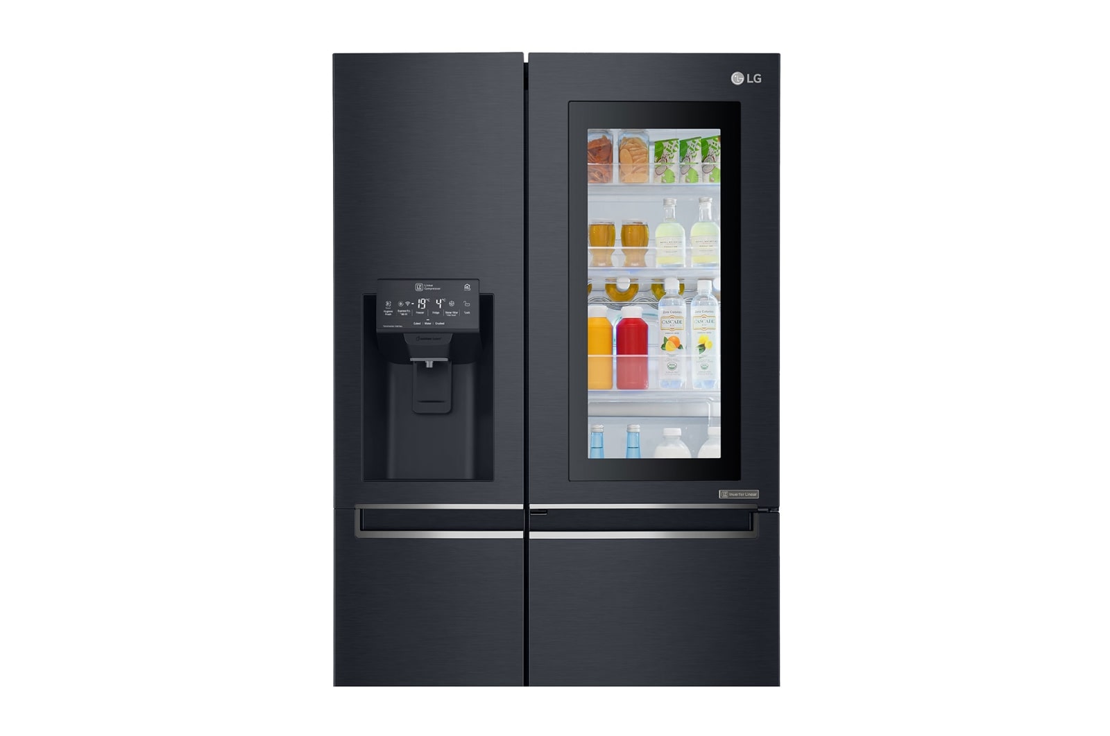 LG Refrigerador InstaView Door-in-Door® con Motor Inverter Linear Compressor y Capacidad Total de 601 Lts, LS65SXTAFQ
