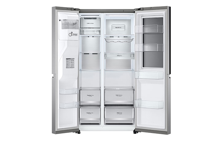 LG Refrigerador Side by Side 598L con InstaView™, GS66SXNC