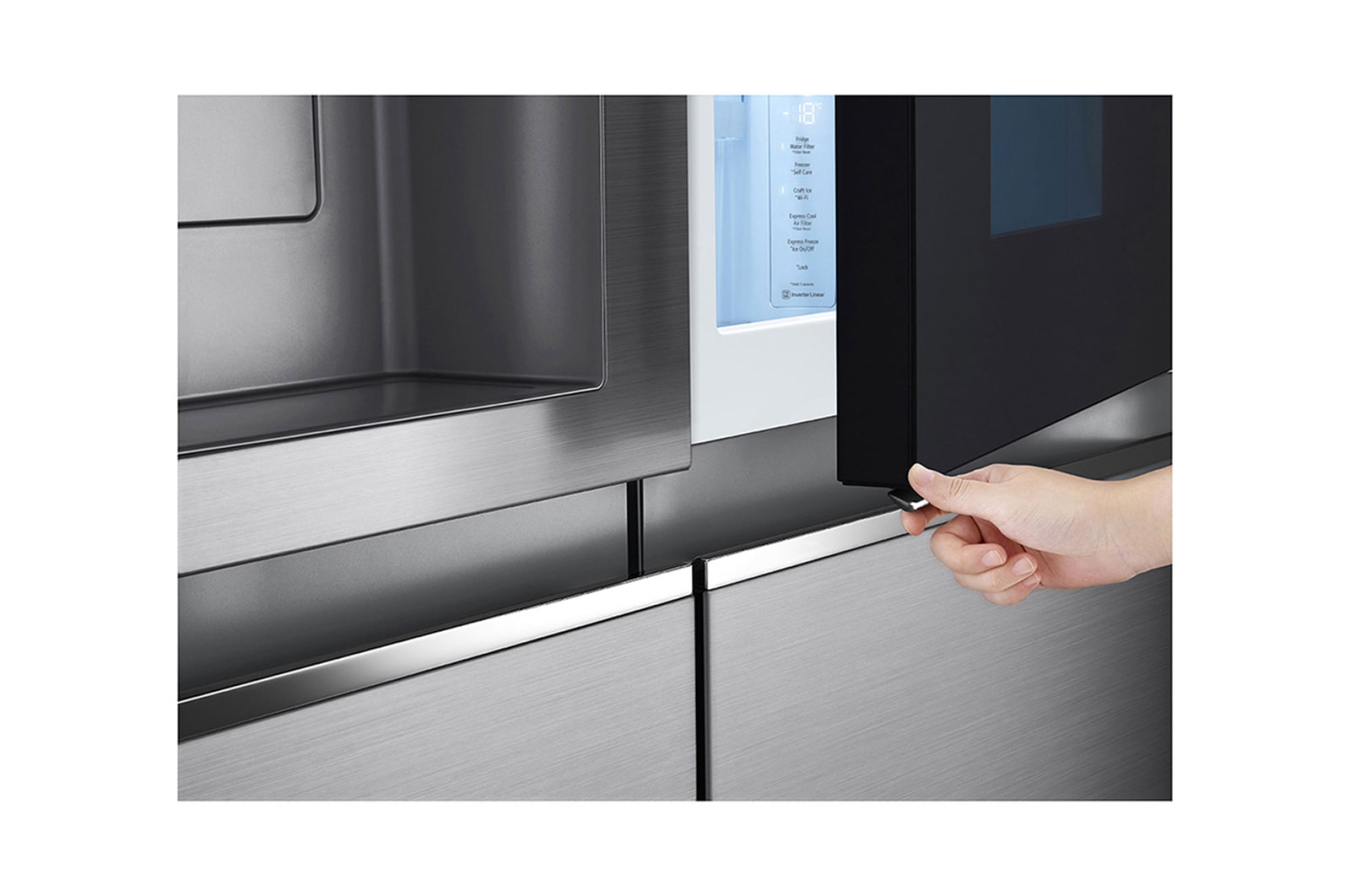 LG Refrigerador Side by Side 598L con InstaView™, LS66SXNC