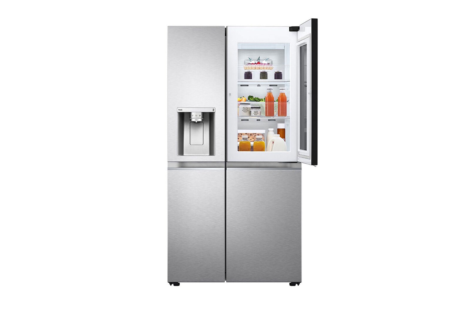 LG Refrigerador Side by Side de 570 L con InstaView™ Craft Ice™, LS66SXSC