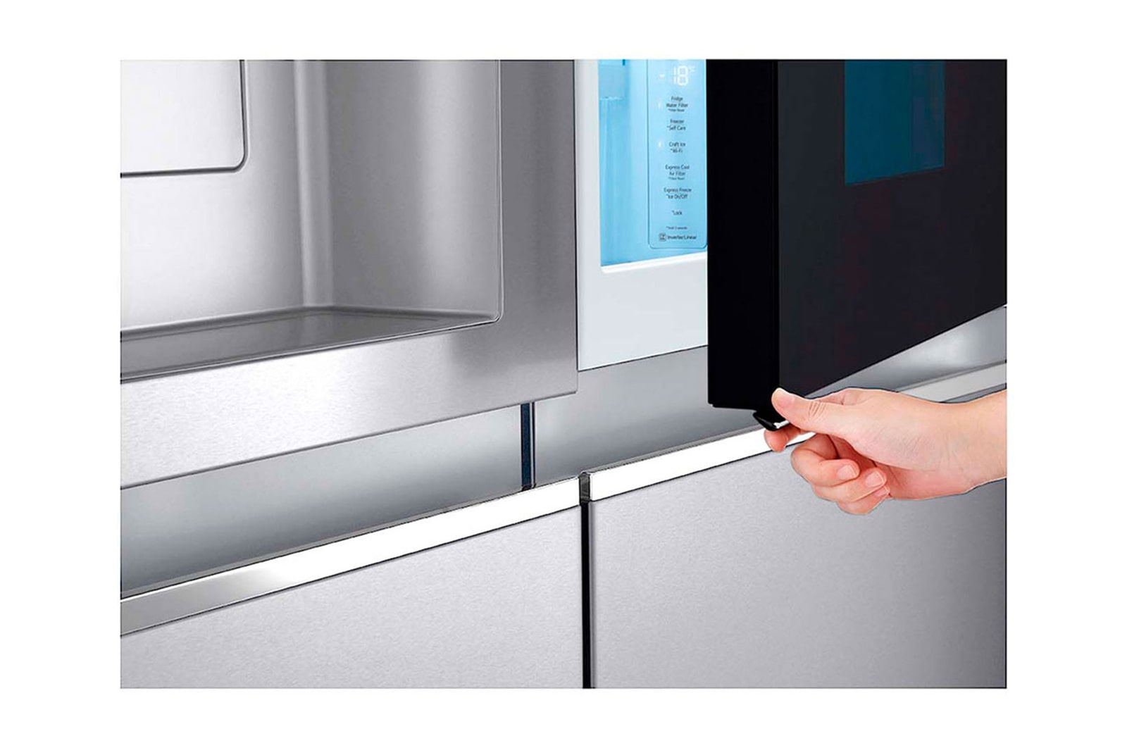 LG Refrigerador Side by Side de 570 L con InstaView™ Craft Ice™, LS66SXSC