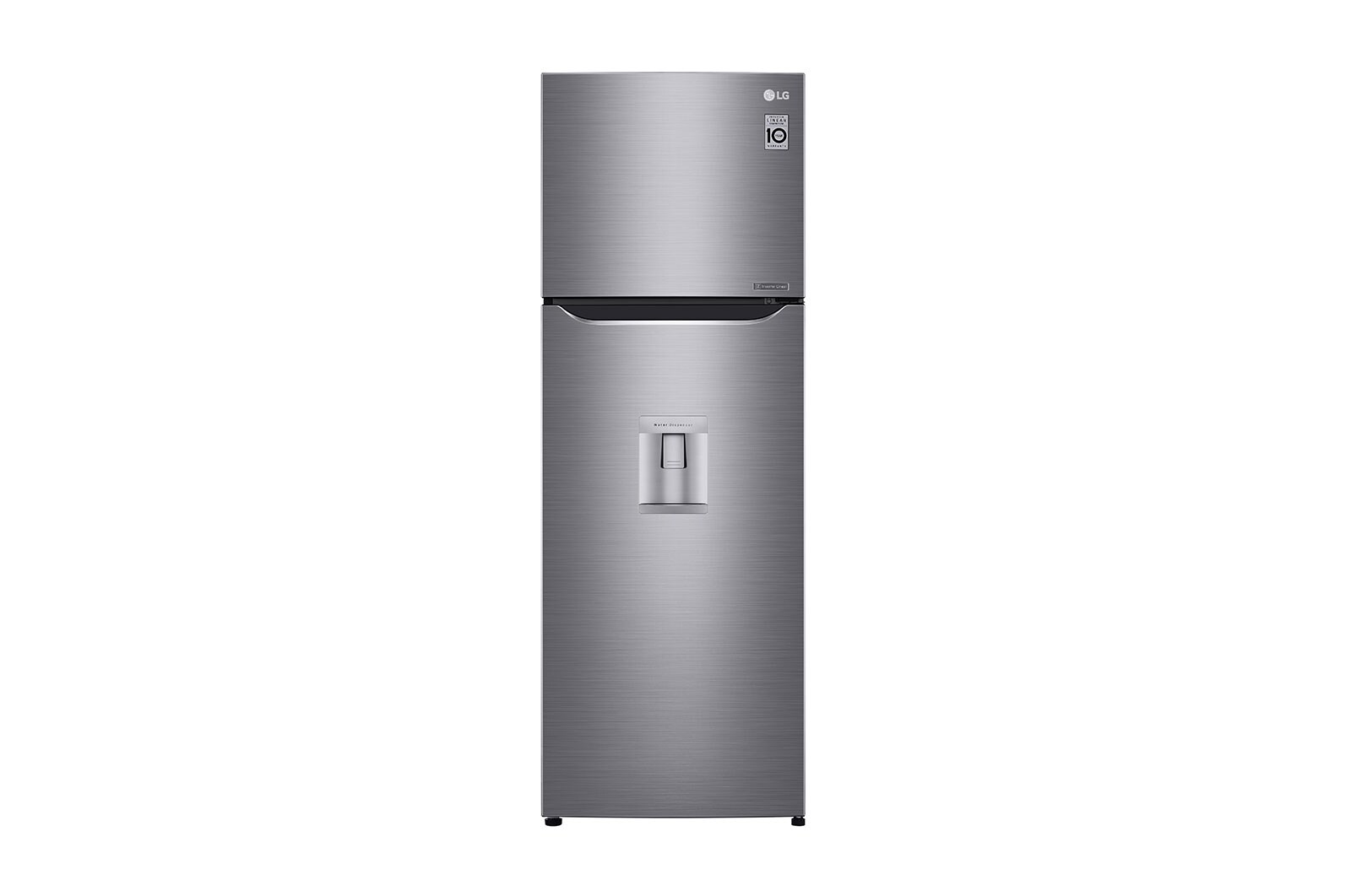 Vista frontal de Refrigerador Top Freezer con motor Inverter Linear Compressor y capacidad total de 312 Litros LT32WPP