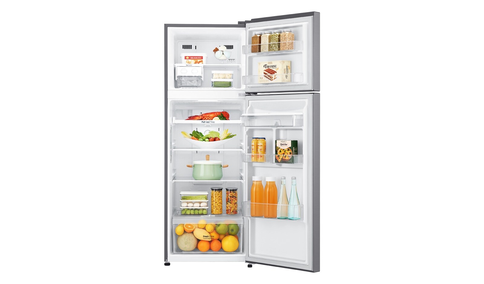 LG Refrigerador Top Freezer con motor Inverter Linear Compressor y capacidad total de 312 Litros, LT32WPPX