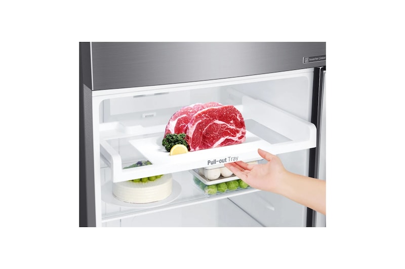 LG Refrigerador Top Freezer con motor Inverter Linear Compressor y capacidad total de 393Lts, LT39WPP