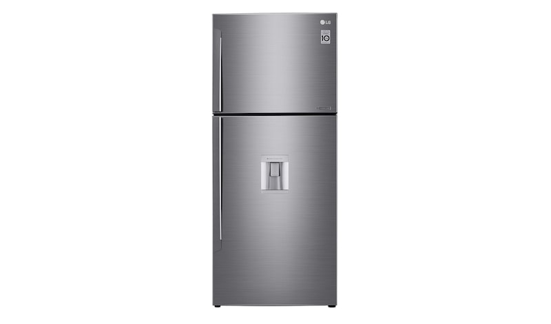 Vista frontal de Refrigerador Top Freezer con motor Inverter Linear Compressor y capacidad total de 410 Litros LT41WGP